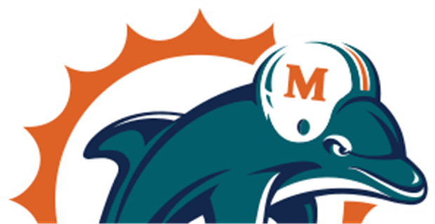 Ashburn Wednesday Was Podium Day For Redskins Coach - Miami Dolphins Old Logo (620x320)