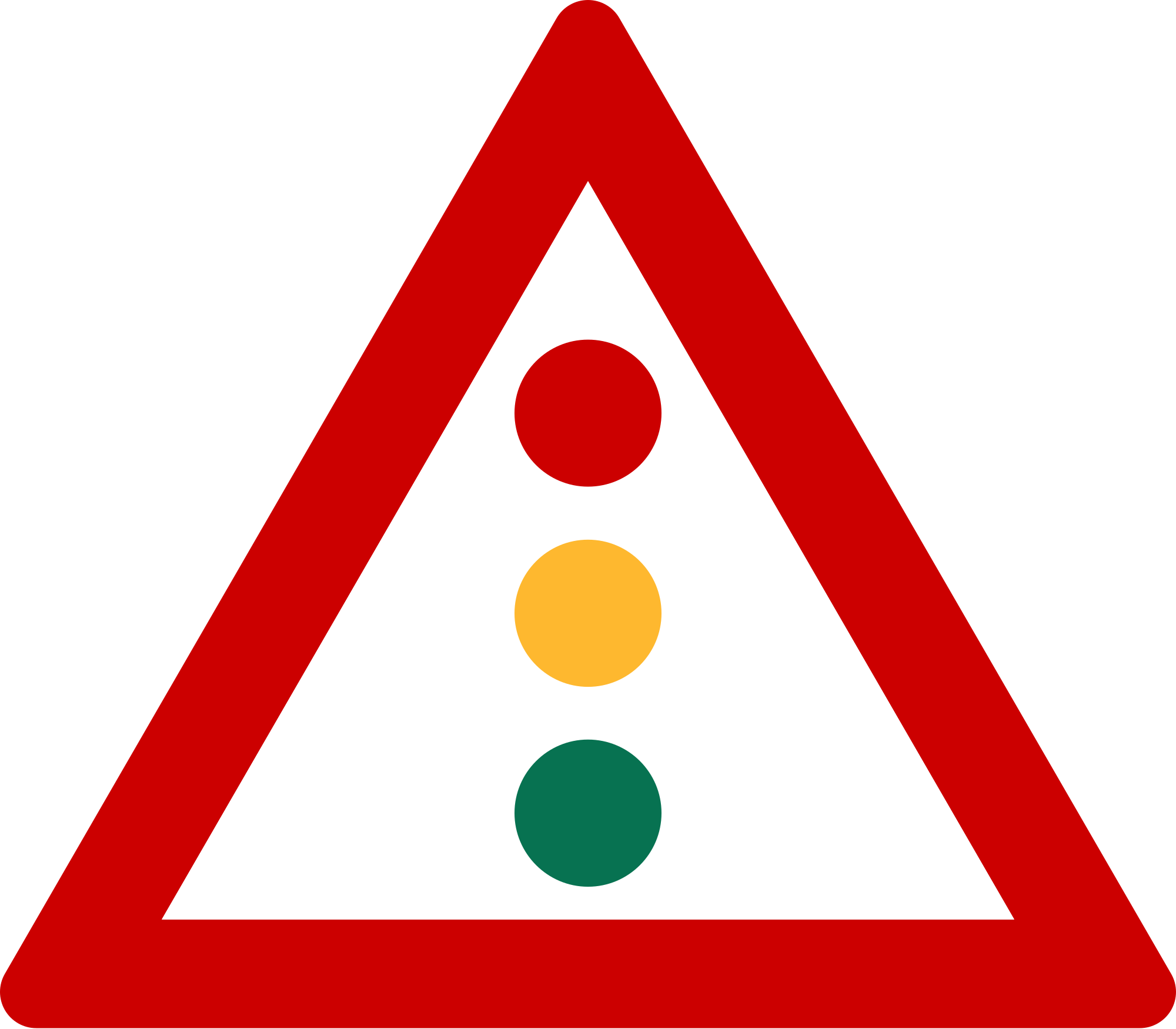 Open - Warning Sign Black And White (2000x1750)