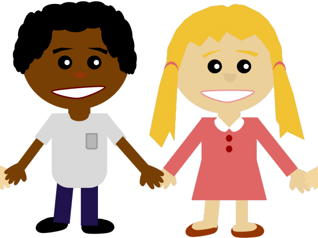 Friends Holding Hands Cartoon - Family Day Care Logo (640x480)