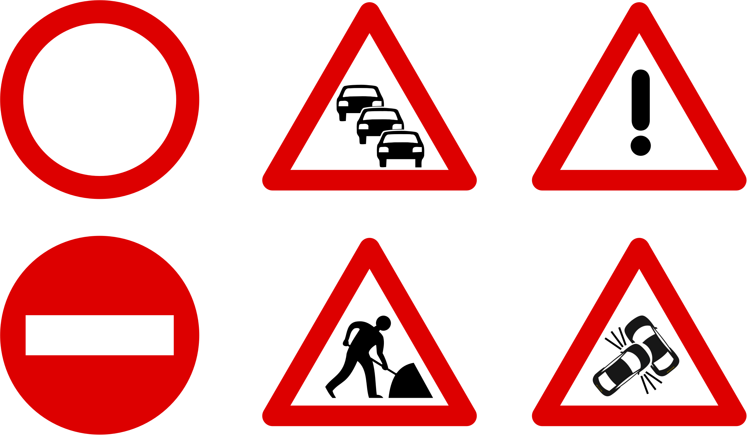 Big Image - Traffic Sign Icon Png (2374x1410)