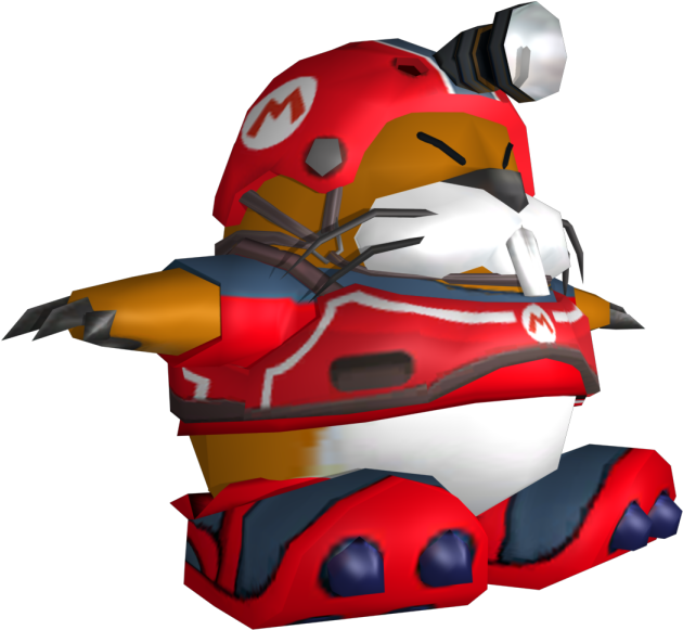 Download Zip Archive - Monty Mole Mario Strikers Charged (750x650)