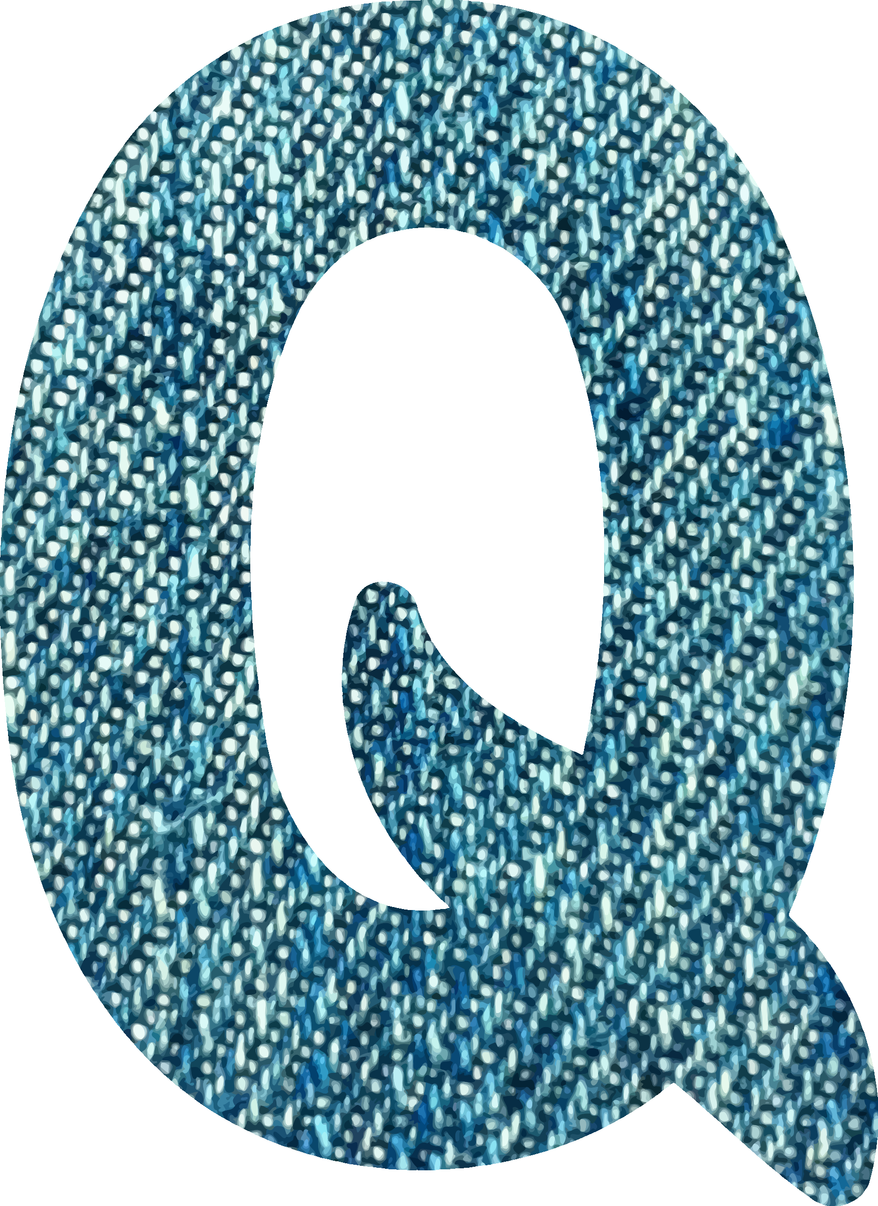 Denim Alphabet, - Alphabet Q (1747x2400)