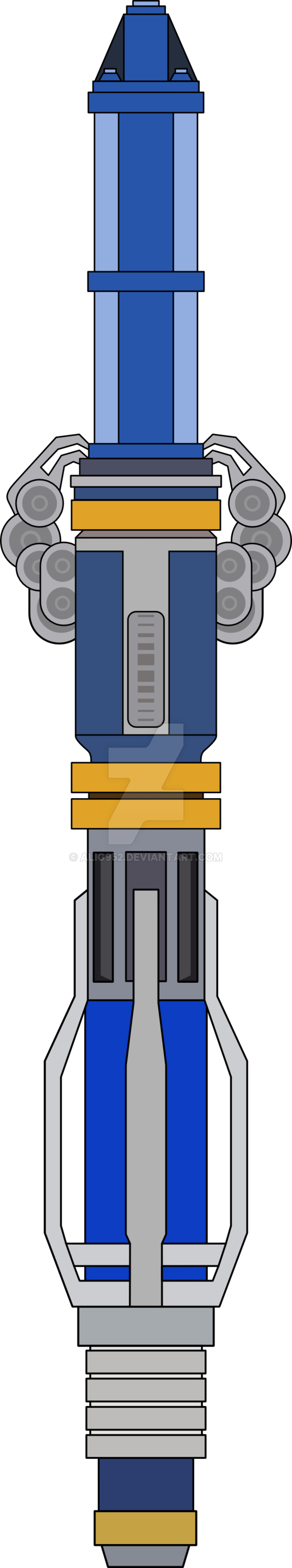 12th Doctors Sonic Screwdriver Rough Version - 12th Doctors Sonic Screwdriver (600x3218)