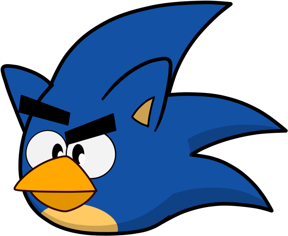 Ah, It Was Only A Matter Of Time Before I Was Going - Angry Birds Sonic The Hedgehog (1024x981)