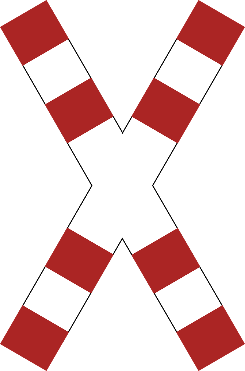 Road Sign Germany Traffic Png Image - Level Crossing (847x1280)