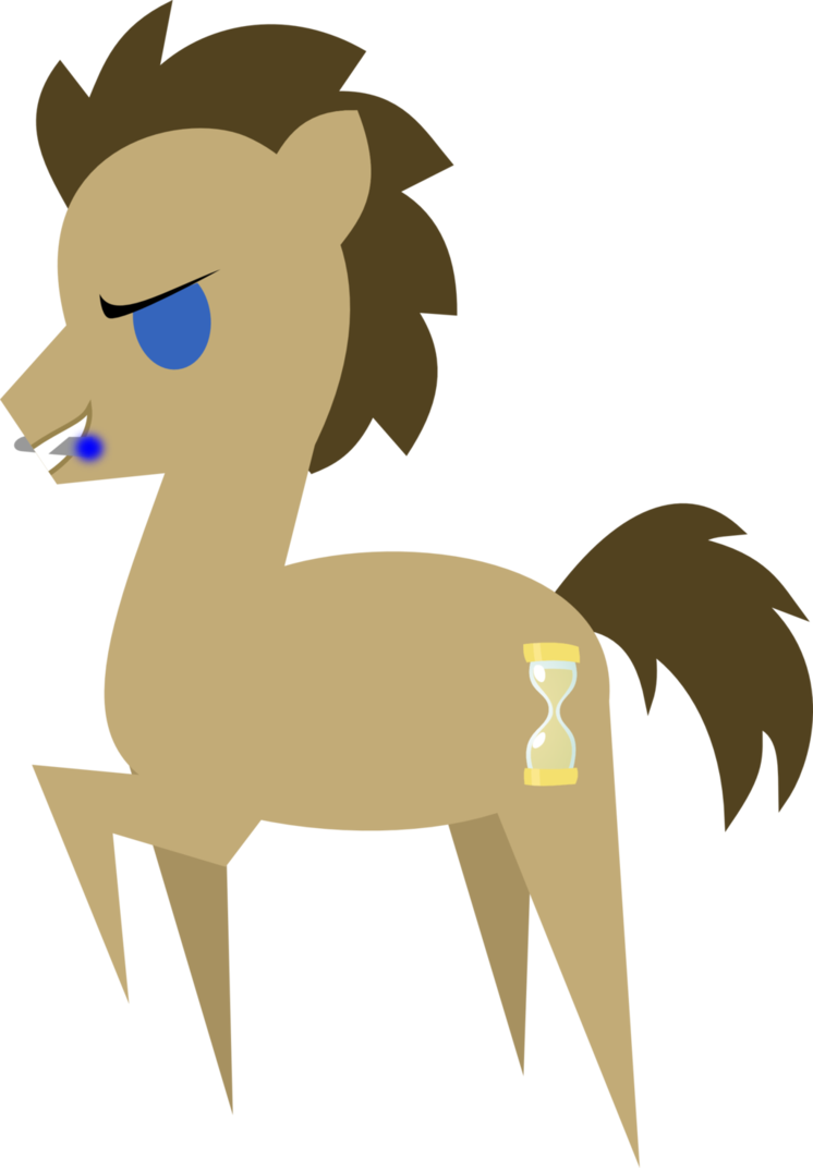 Demonreapergirl, Doctor Whooves, Safe, Simple Background, - Portable Network Graphics (746x1072)