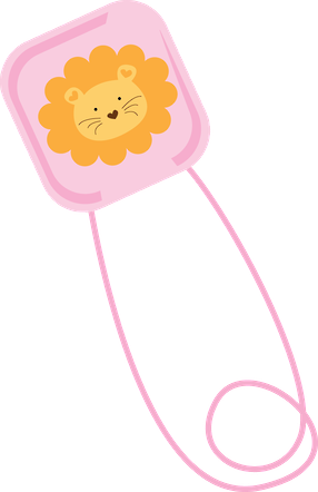 Grávida E Bebê - Feeding Bottle Pink Clip Art Png (286x442)