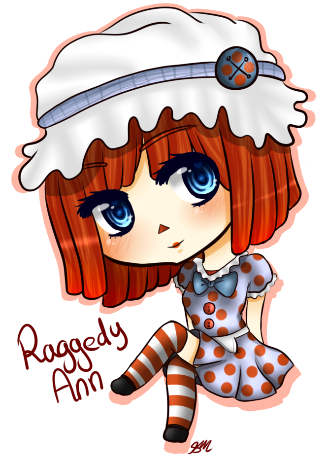 Chibi Raggedy Ann By Mizustarproductions Chibi Raggedy - Cartoon (1024x1024)