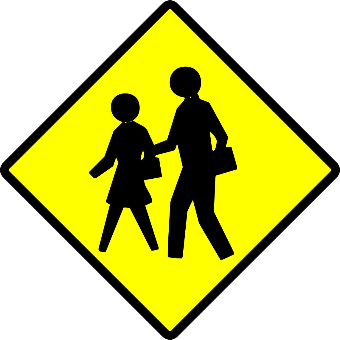 School Zone Traffic Sign Warning Sign - School Zone Traffic Sign Warning Sign (1141x1142)