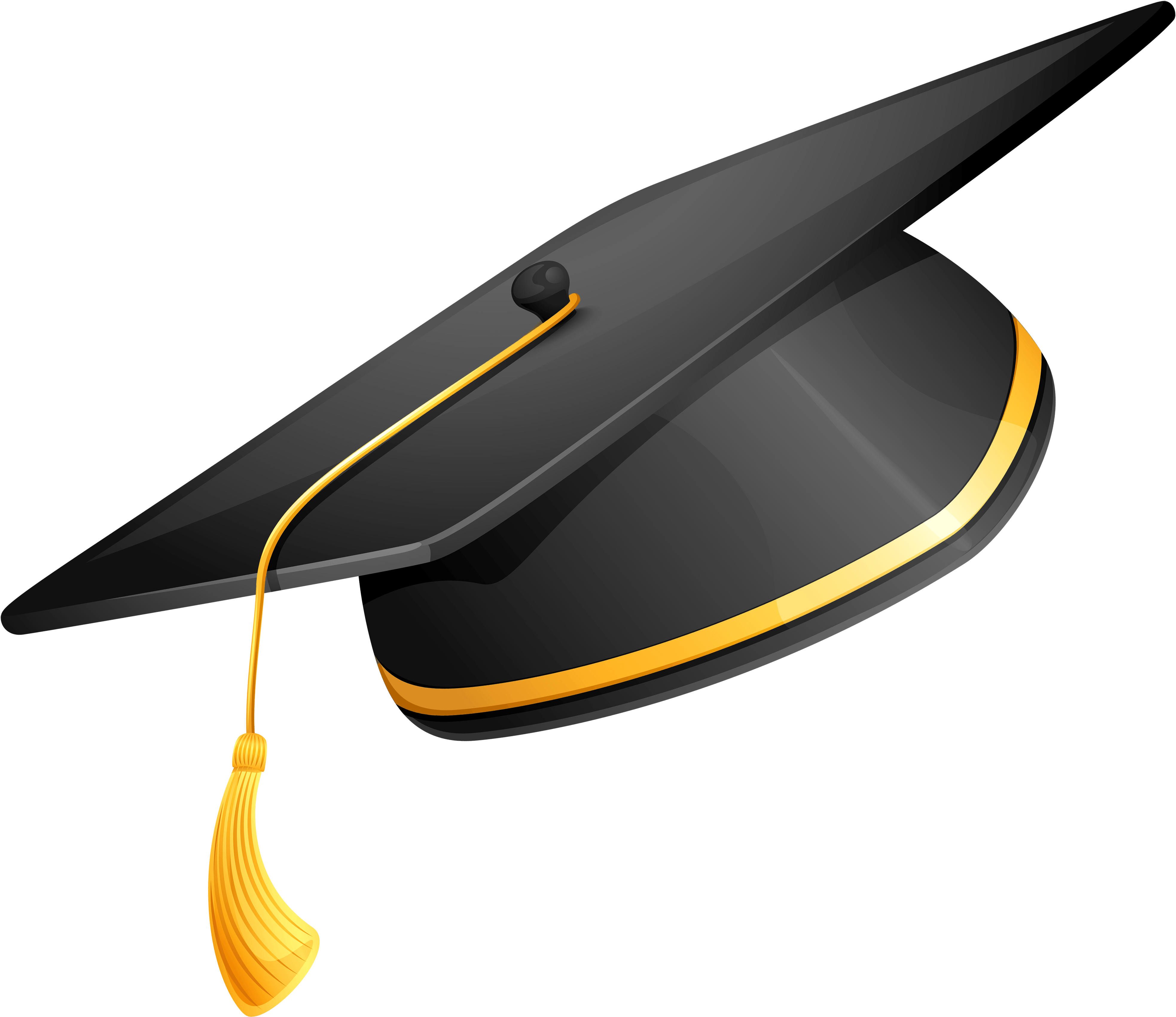 Download Degree Hat Png Clipart - Graduation Cap Png (4212x3623)