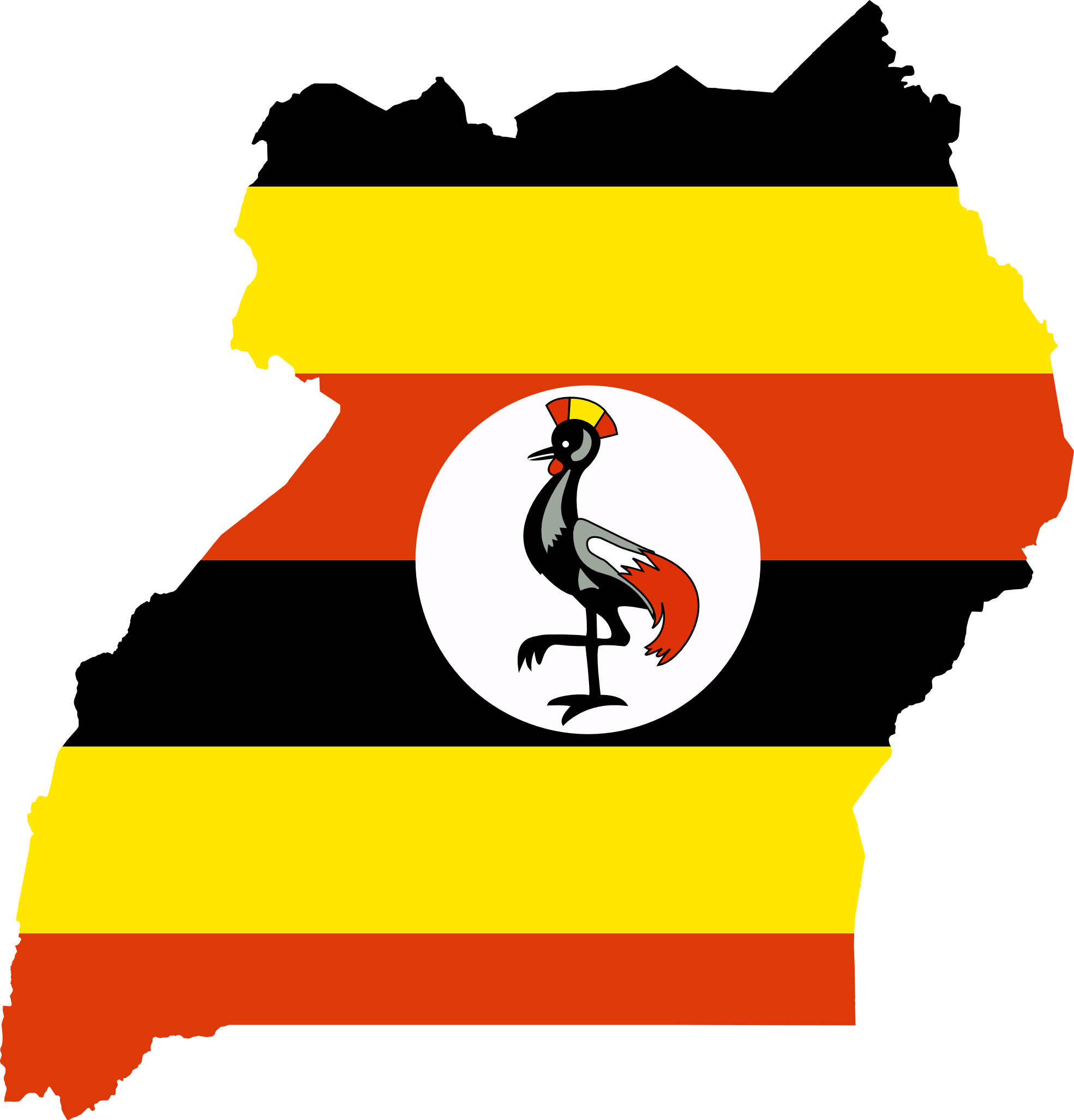 Uganda Svg - Uganda Flag (1979x2064)