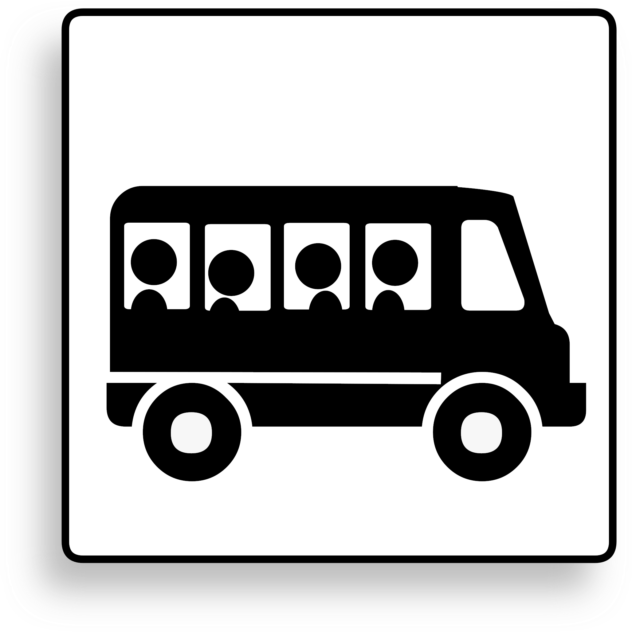This Free Icons Png Design Of Bus Icon For Use With - Bus Icon (2425x2400)