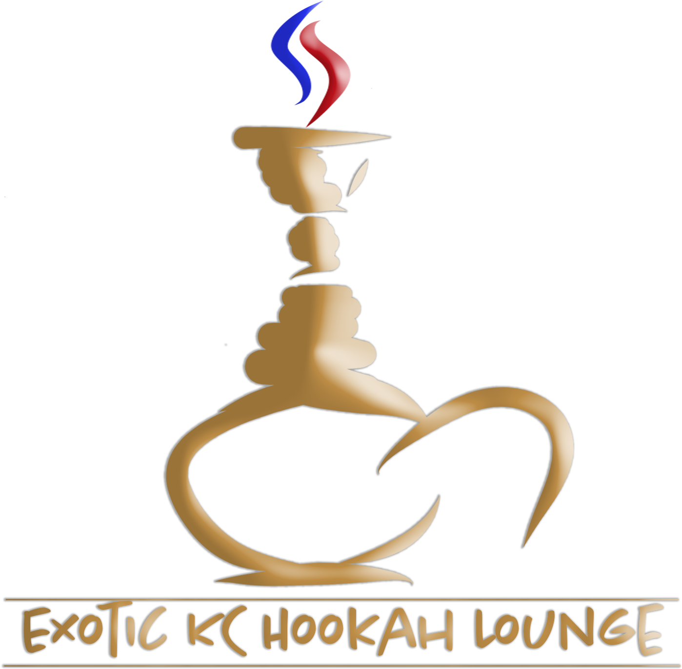 Exotic Hookah Lounge Kc - Hookah Logo Png (1529x1445)