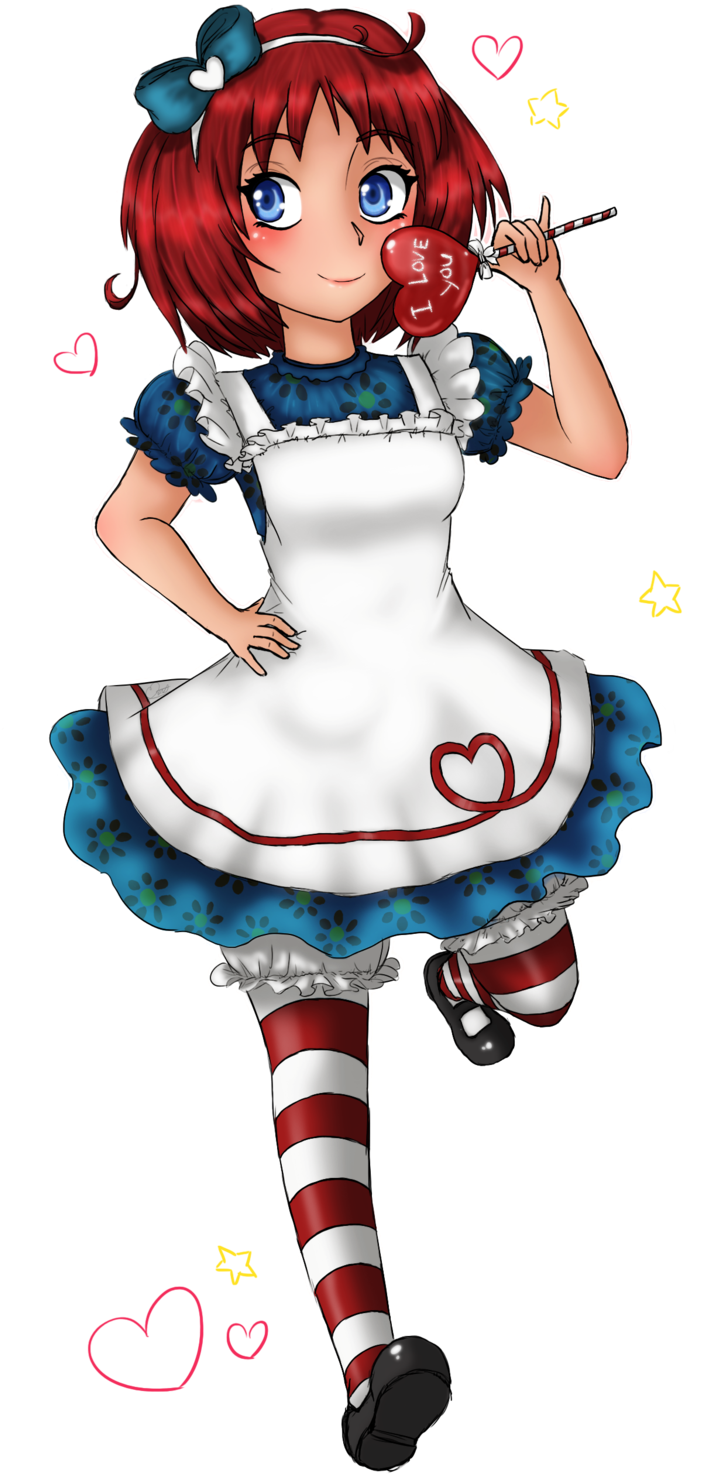 Raggedy Ann By Springsunshower On Deviantart - Raggedy Ann Anime (1024x1516)