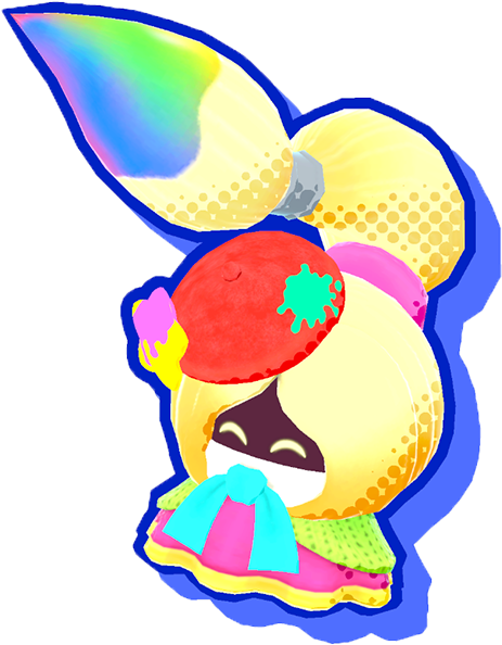 Vividria 🍭 Today's Highlight Friend Is - Kirby Star Allies Vividria (660x600)