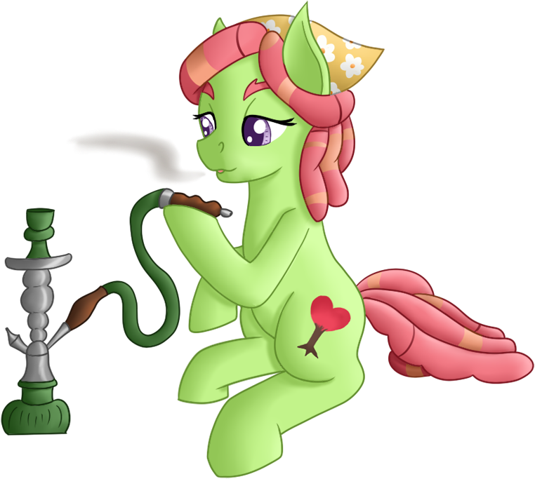 Hookah Tree Hugger By Pawpr1nt - Treehugger From My Little Pony (800x726)