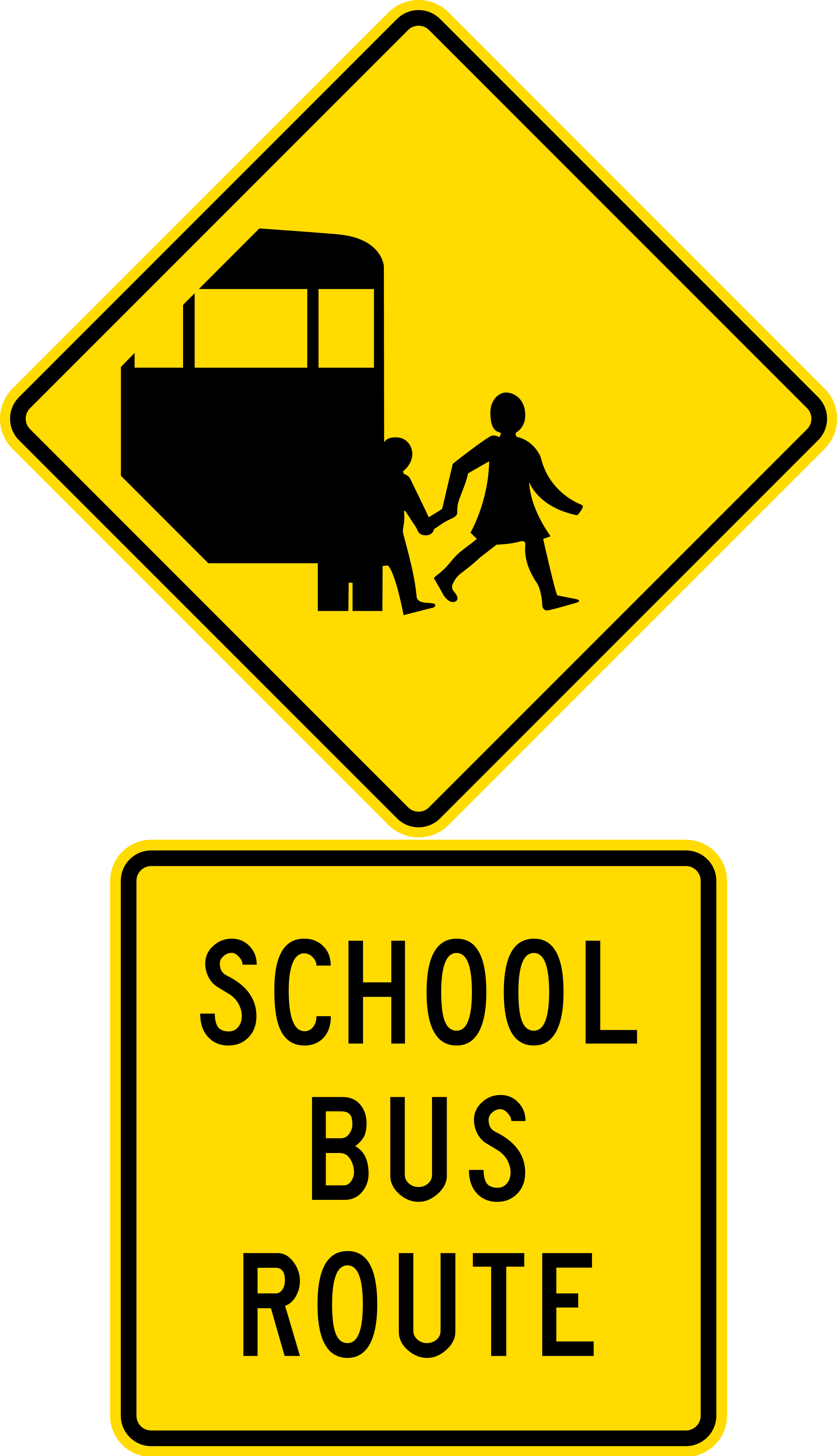 Open - Nz School Bus Sign (2000x3474)