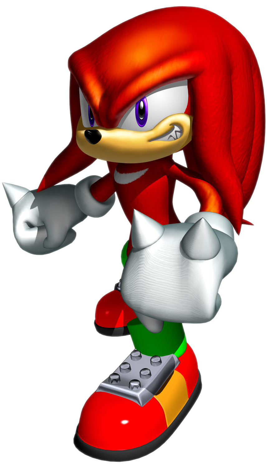 Added By Sonictoastknuckles Appears As A Playable Character - Knuckles The Echidna Sonic Heroes (888x1500)