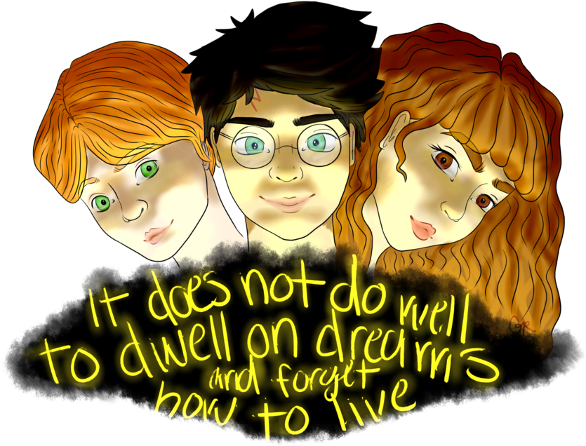 Harry Potter And The Sorcerer's Stone By Grayscaleroses - Cartoon (969x824)