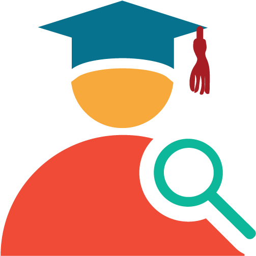 Prove It With Your Degree - Search Student Icon Png (512x512)