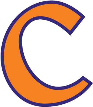 Clemson Baseball C Decal - Clemson C (480x480)