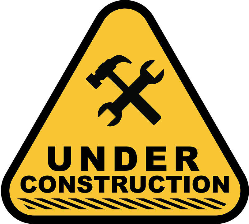 Construction Sign - Closed For Construction Sign (801x720)