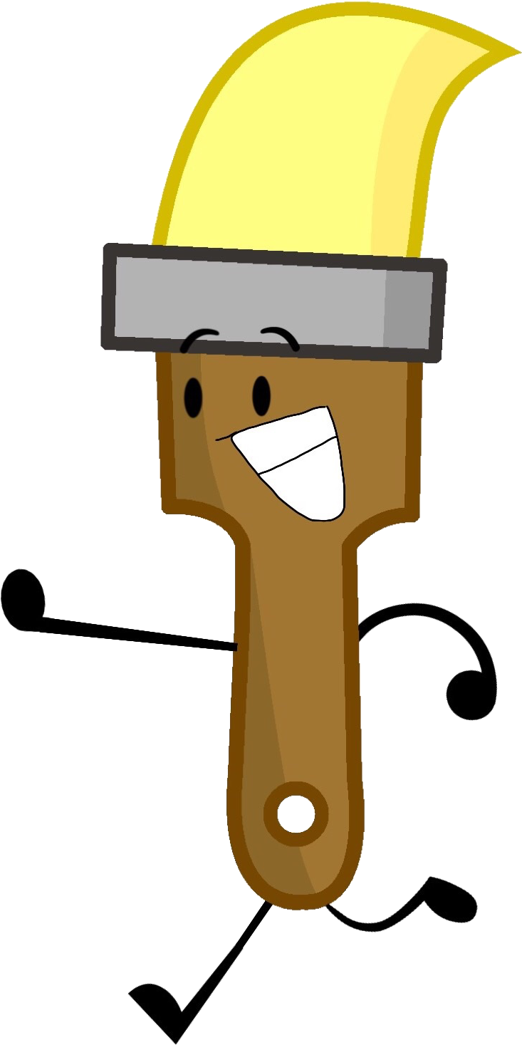 Paintbrush's High Five Pose By Ball Of Sugar - Object Multiverse Paintbrush (766x1536)