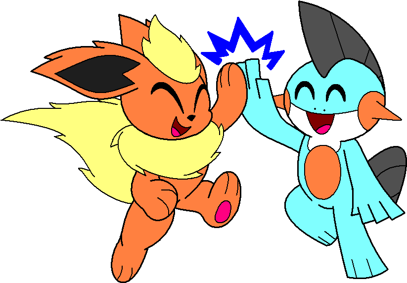 High Five By Riuauraeon - Cartoon Characters High Five (850x720)