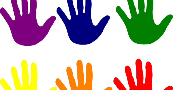 Handprint Clipart (600x315)