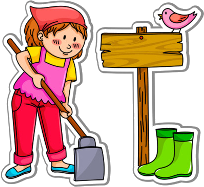 Personnages, Illustration, Individu, Personne, Gens - Gardening (507x471)