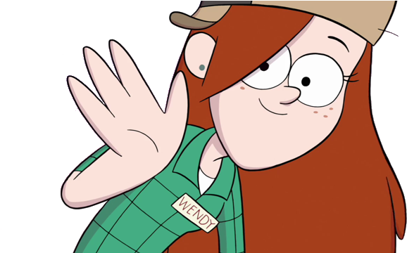 S1e5 Wendy High Five Transparent - Gravity Falls Wendy (640x359)