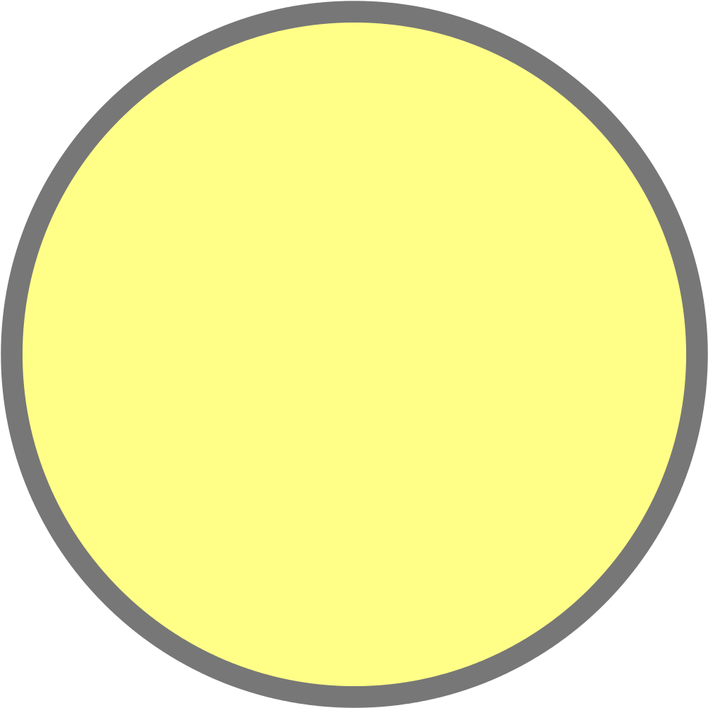 Dot Yellow Ff8 - 43 Mm Actual Size (1024x1024)