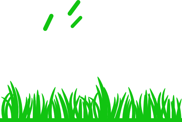 Grass Clipart Black And White (600x402)