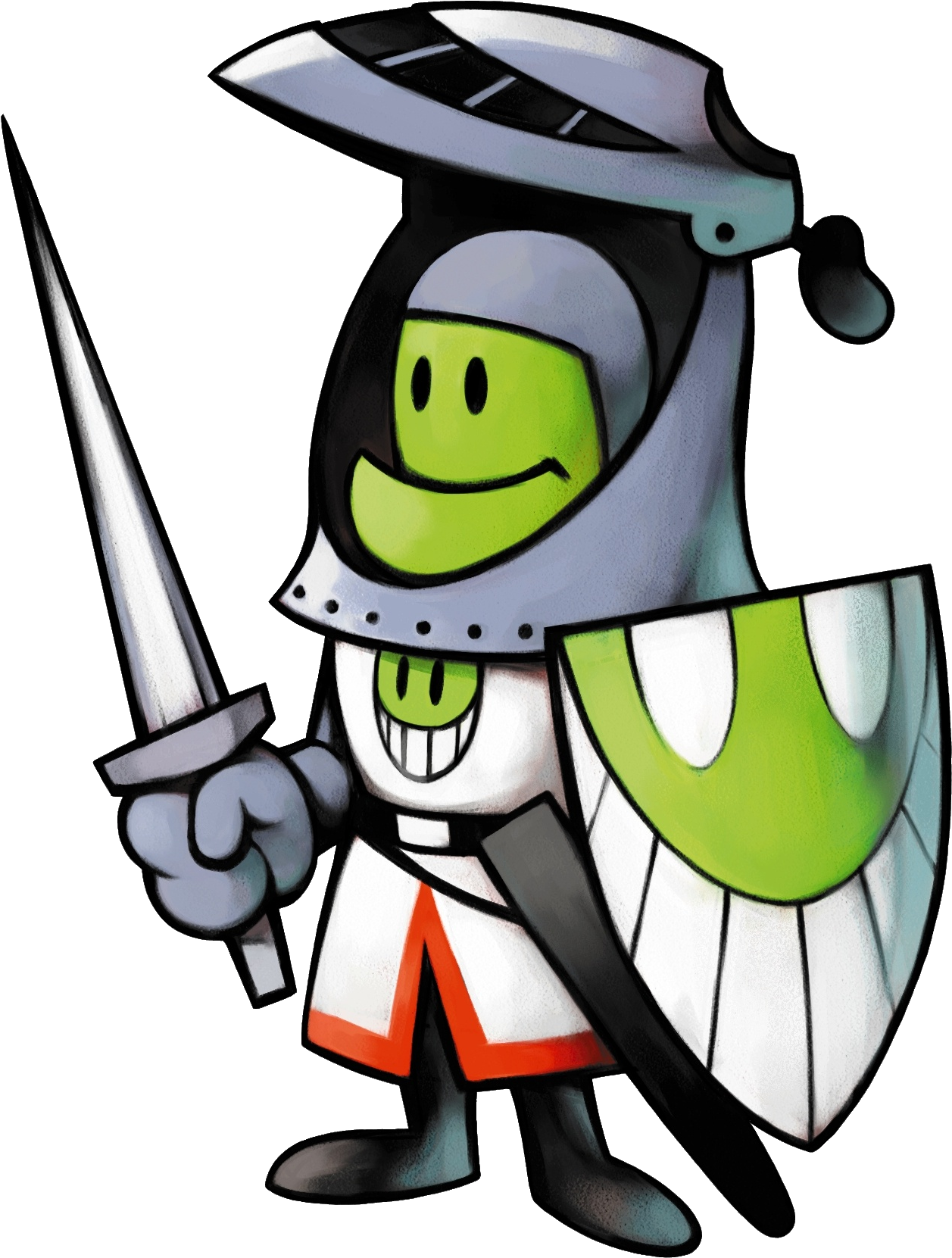 Guard - Mario Luigi Superstar Saga Artwork (1418x1757)