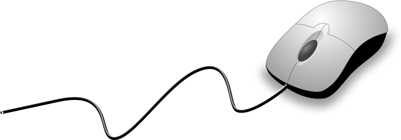 Similar Clip Art - Computer Mouse Vector Png (800x275)