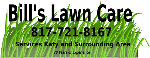 Lawn Care Silhouette Clipart - Free Clip Art Lawn Care (600x235)