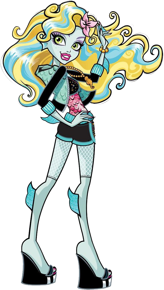 Lagoona Blue Is The Daughter Of A Sea Creature - Png Lagoona Blue Monster High (692x1168)