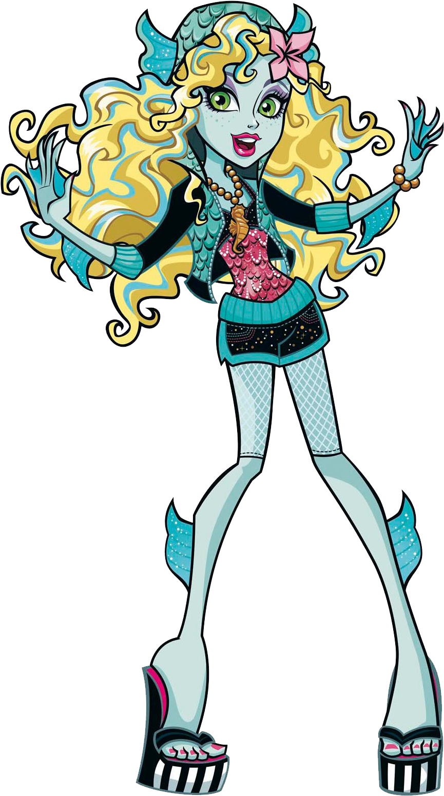Lagoona Blue Is The Daughter Of A Sea Creature - Lagoona Blue From Monster High (934x1561)