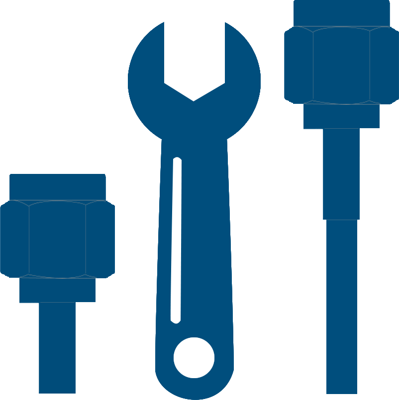 Rf Cable Assemblies Overview - Cable Icon Blue (802x805)