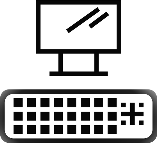 Cable Dvi Port Symbol Clipart - Gestalt Law Of Similarity (500x457)