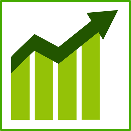 12 Growth Icon Vector Images - Economy Clipart (500x500)