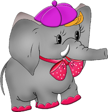 Brown Baby Elephants Elephant Images - Cartoon (400x400)