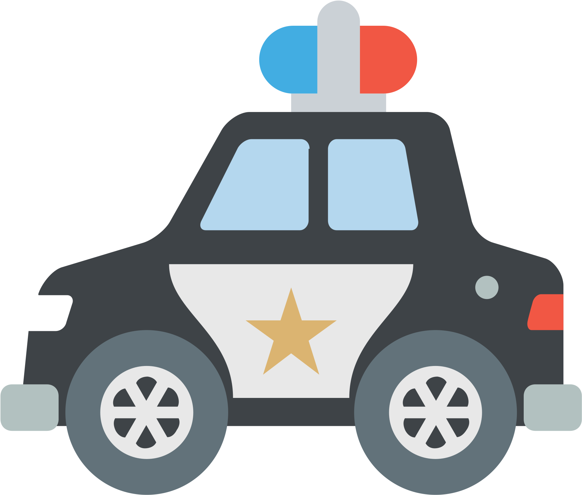 Police Car Clipart - Police Car (2000x2000)