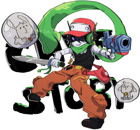 Cave Story - Cartoon (500x460)