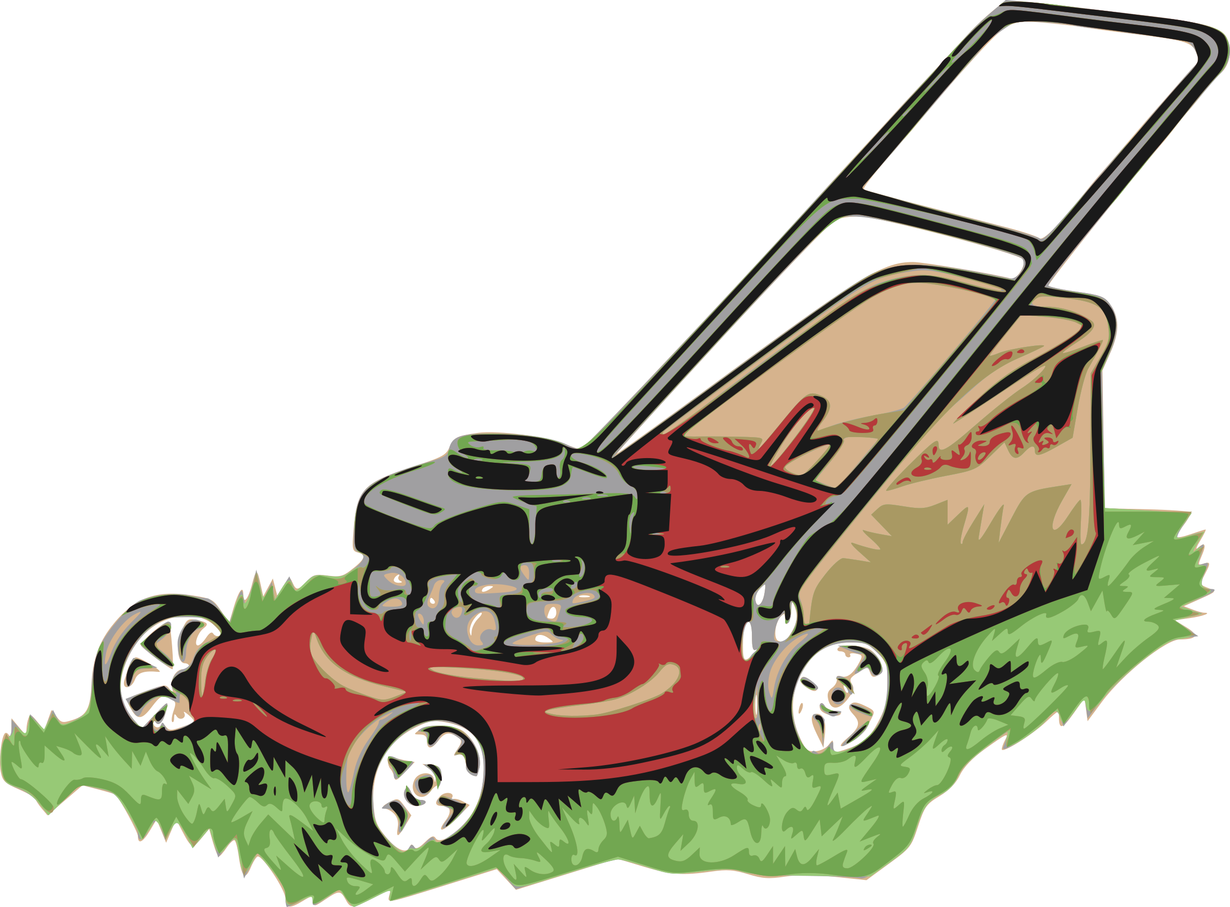 Displaying 20 Images For Lawn Mower Clipart Png - Lawn Mower (2400x1770)