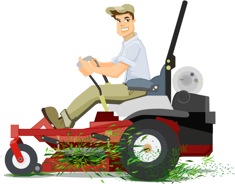 Pin Commercial Lawn Mower Clipart - Lawn (800x657)