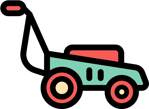 3471 Best Lawn Mower Free Vector Art Downloads From - Lawn Mower (512x512)