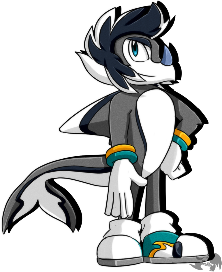 Bay The Ryno/killer Whale By Gg The Artist - Cartoon (791x1009)