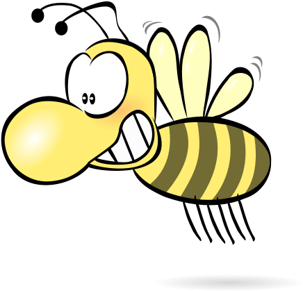 Free Bee1 Mimooh 01 - Cartoon Bee (566x800)
