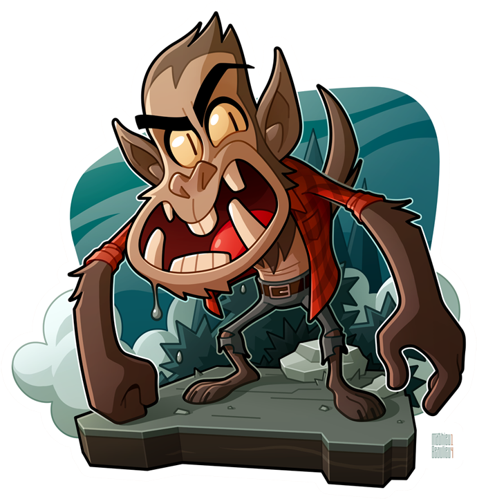 I've Made A Werewolf Illustration For Fun And Now I - Mathieu Beaulieu (740x740)